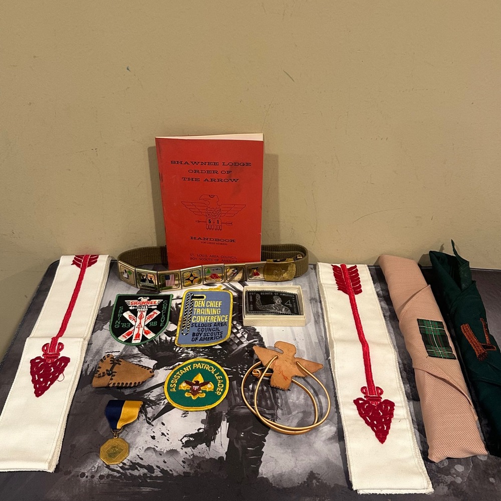 Vintage Boy Scouts accessories lot